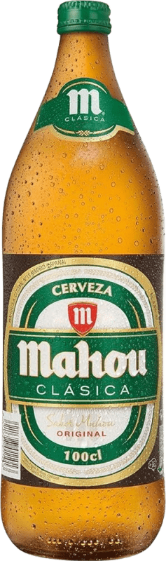 1,95 € Бесплатная доставка | Пиво Mahou Классический Испания 1 L