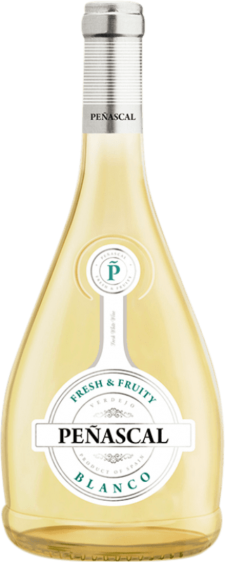 2,95 € Free Shipping | White wine Peñascal Fresh & Fruity Blanco Spain Bottle 75 cl