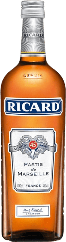 18,95 € Envio grátis | Licores Pernod Ricard Aperitivo França Garrafa 70 cl