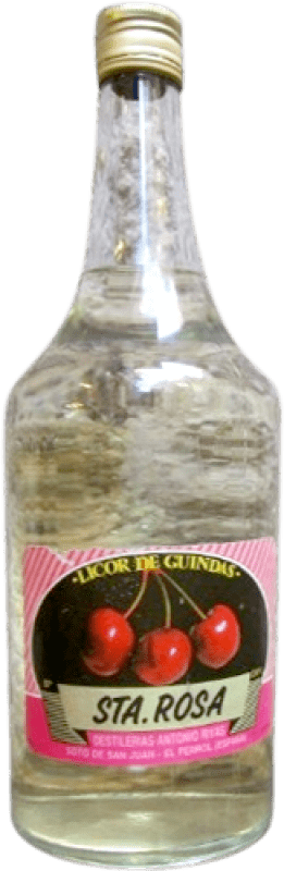 14,95 € Envio grátis | Licores Santa Rosa. Guindas Espanha Garrafa 1 L