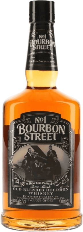 16,95 € Бесплатная доставка | Виски Бурбон Street Испания бутылка 70 cl