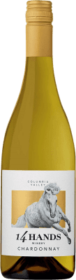 19,95 € Envio grátis | Vinho branco 14 Hands I.G. Columbia Valley Washington Estados Unidos Chardonnay Garrafa 75 cl