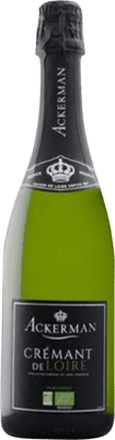 18,95 € 免费送货 | 白起泡酒 Ackerman Organic 香槟 A.O.C. Crémant de Loire 卢瓦尔河 法国 Cabernet Franc, Chardonnay, Chenin White 瓶子 75 cl