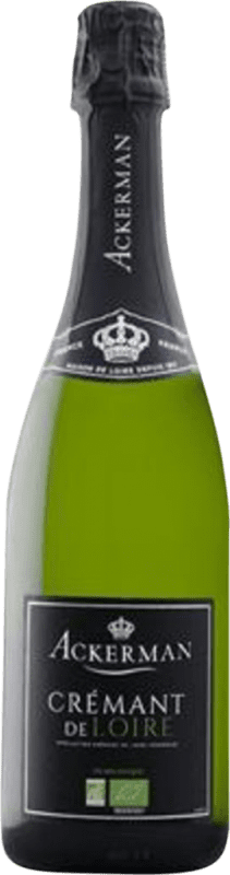 18,95 € 免费送货 | 白起泡酒 Ackerman Brut — 起泡酒 干型 A.O.C. Crémant de Loire 卢瓦尔河 法国 Cabernet Franc — 品丽珠, Chardonnay — 莎当妮, Chenin — 白诗南 Organic — 有机 瓶装 75 cl