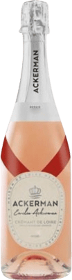 27,95 € 免费送货 | 玫瑰气泡酒 Ackerman Cuvée Privée Rosé 香槟 A.O.C. Crémant de Loire 卢瓦尔河 法国 瓶子 75 cl