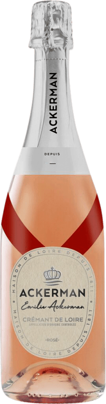 15,95 € Envio grátis | Espumante rosé Ackerman Cuvée Privée Rosé Brut A.O.C. Crémant de Loire Loire França Garrafa 75 cl