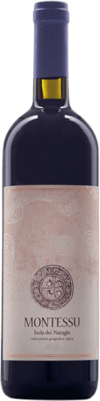48,95 € Free Shipping | Red wine Agripunica Montessu I.G.T. Isola dei Nuraghi Cerdeña Italy Merlot, Syrah, Cabernet Sauvignon, Carignan, Cabernet Franc Magnum Bottle 1,5 L