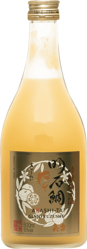 22,95 € Kostenloser Versand | Sake Akashi-Tai Ginjo Yuzushu Japan Medium Flasche 50 cl