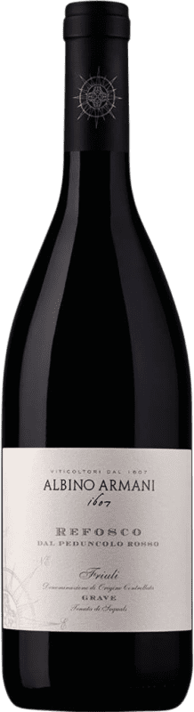 15,95 € Kostenloser Versand | Rotwein Albino Armani D.O.C. Friuli Grave Friaul-Julisch Venetien Italien Refosco Flasche 75 cl