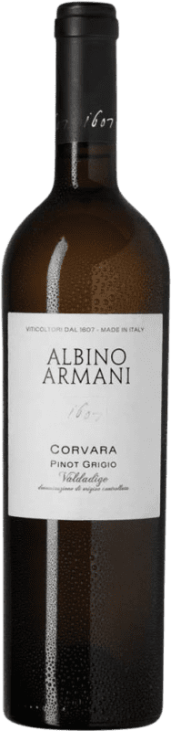 11,95 € 免费送货 | 白酒 Albino Armani Cru Vigneto Corvara D.O.C. Valdadige Terra dei Forti 特伦蒂诺 意大利 Pinot Grey 瓶子 75 cl