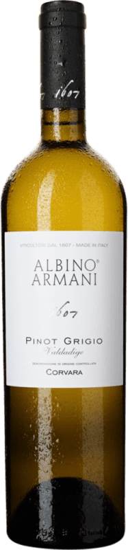 19,95 € Envío gratis | Vino Blanco Albino Armani Vigneto Corvara Cru D.O.C. Valdadige Terra dei Forti Trentino Italia Pinot Gris Botella 75 cl
