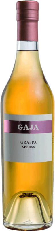 81,95 € Envio grátis | Aguardente Grappa Gaja Sperss Holzfassgereift D.O.C.G. Barolo Piemonte Itália Nebbiolo Garrafa Medium 50 cl