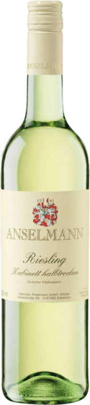 11,95 € Free Shipping | White wine Anselmann Edesheimer Rosengarten Kabinett Semi-Dry Semi-Sweet Q.b.A. Pfälz Pfälz Germany Riesling Bottle 75 cl