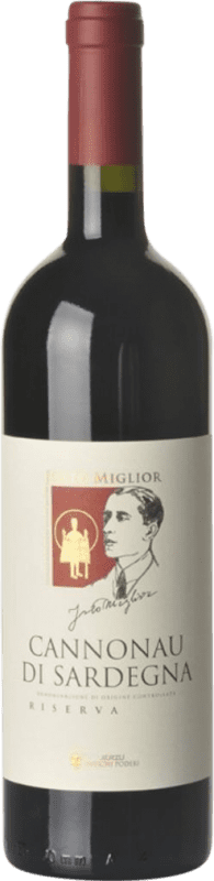 24,95 € Envio grátis | Vinho tinto Antichi Poderi di Jerzu Josto Miglior Reserva D.O.C. Cannonau di Sardegna Cerdeña Itália Cannonau Garrafa 75 cl