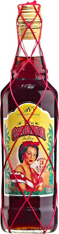 21,95 € Envio grátis | Rum Antonio Nadal Criollita Ilhas Baleares Espanha Garrafa 70 cl