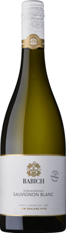 15,95 € 送料無料 | 白ワイン Babich Black — ブラックエディション I.G. Marlborough マールボロ ニュージーランド Sauvignon — ソーヴィニヨン 75 cl