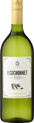 9,95 € 免费送货 | 白酒 Le Cochonnet 法国 Chardonnay 瓶子 1 L