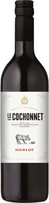 13,95 € Spedizione Gratuita | Vino Rosso Le Cochonnet Francia Merlot 1 L