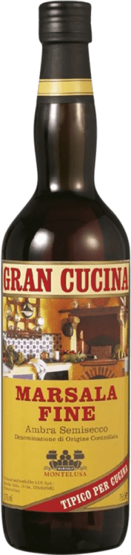 14,95 € 免费送货 | 强化酒 Baglio Curatolo Gran Cucina Fine D.O.C. Marsala 意大利 Catarratto, Grillo, Inzolia 瓶子 75 cl