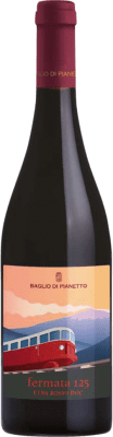 28,95 € Envio grátis | Vinho tinto Baglio di Pianetto Fermata 125 Rosso D.O.C. Etna Sicília Itália Nerello Mascalese Garrafa 75 cl