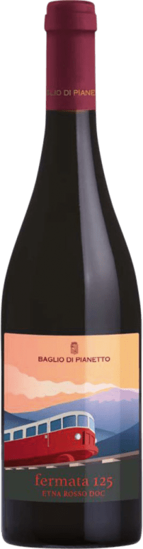 28,95 € 免费送货 | 红酒 Baglio di Pianetto Fermata 125 Rosso D.O.C. Etna 西西里岛 意大利 Nerello Mascalese 瓶子 75 cl