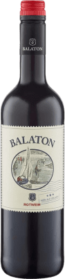 6,95 € 免费送货 | 红酒 Balatonboglári Rotwein I.G.P. Balaton 匈牙利 Merlot, Cabernet Sauvignon, Pinot Black 瓶子 75 cl