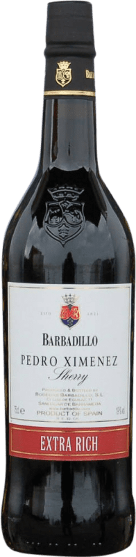13,95 € 免费送货 | 利口酒霜 Barbadillo D.O. Jerez-Xérès-Sherry 安达卢西亚 西班牙 Palomino Fino 瓶子 75 cl
