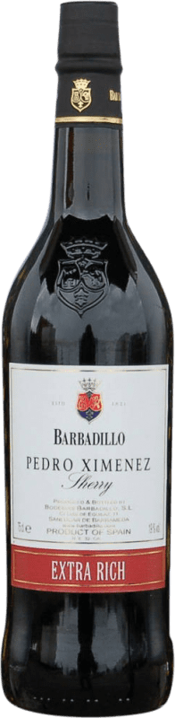 12,95 € 免费送货 | 加强葡萄酒 Barbadillo D.O. Jerez-Xérès-Sherry 安达卢西亚 西班牙 Palomino Fino 瓶装 75 cl
