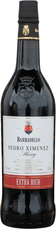 12,95 € 免费送货 | 强化酒 Barbadillo Fino D.O. Jerez-Xérès-Sherry 安达卢西亚 西班牙 Palomino Fino 瓶子 75 cl