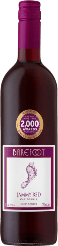 9,95 € Free Shipping | Red Wine Barefoot Jammy I.G. California California United States Pinot Noir, Nebbiolo Bottle 75 cl