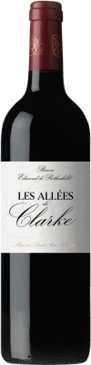 26,95 € 送料無料 | 赤ワイン Baron Edmond de Rothschild Les Allées de Clarke A.O.C. Listrac-Médoc フランス Merlot, Cabernet Sauvignon ボトル 75 cl