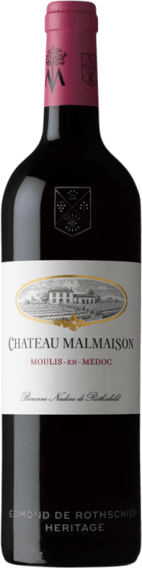 32,95 € 免费送货 | 红酒 Baron Edmond de Rothschild Château Malmaison A.O.C. Moulis-en-Médoc 法国 Merlot, Cabernet Sauvignon 瓶子 75 cl