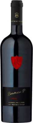89,95 € Envio grátis | Vinho Tinto Philippe de Rothschild Baronesa P I.G. Valle del Maipo Vale do Maipo Chile Cabernet Sauvignon 75 cl