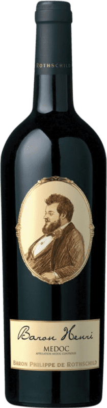 21,95 € Kostenloser Versand | Rotwein Philippe de Rothschild A.O.C. Médoc Bordeaux Frankreich 75 cl