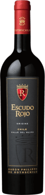 36,95 € Envío gratis | Vino Tinto Philippe de Rothschild Escudo Rojo Origin I.G. Valle del Maipo Santiago de Chile Chile Cabernet Sauvignon 75 cl