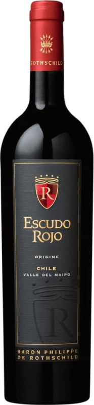 31,95 € Бесплатная доставка | Красное вино Philippe de Rothschild Escudo Rojo Origin I.G. Valle del Maipo Santiago de Chile Чили Cabernet Sauvignon бутылка 75 cl