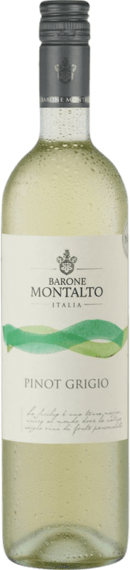 5,95 € 免费送货 | 白酒 Barone Montalto D.O.C. Sicilia 西西里岛 意大利 Pinot Grey 瓶子 75 cl