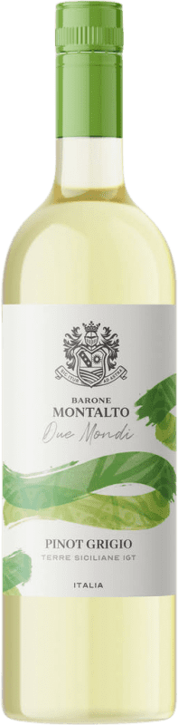 8,95 € 送料無料 | 白ワイン Barone Montalto D.O.C. Sicilia シチリア島 イタリア Pinot Grey ボトル 75 cl