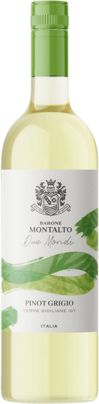 7,95 € Kostenloser Versand | Weißwein Barone Montalto D.O.C. Sicilia Sizilien Italien Pinot Gris — Grauburgunder Flasche 75 cl