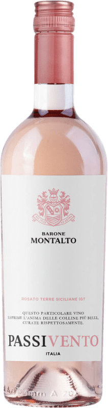 13,95 € 免费送货 | 桃红葡萄酒 Barone Montalto Passivento Colección Familiar — 家族典藏 I.G.T. Terre Siciliane 西西里岛 意大利 Nero d'Avola 75 cl