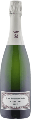 16,95 € 免费送货 | 白起泡酒 Dr. Von Basserman-Jordan Sekt 香槟 Q.b.A. Pfälz 普法尔茨 德国 Riesling 瓶子 75 cl