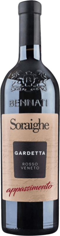 16,95 € Spedizione Gratuita | Vino rosso Bennati Gardetta Rosso I.G.T. Veneto Veneto Italia Merlot, Corvina Bottiglia 75 cl