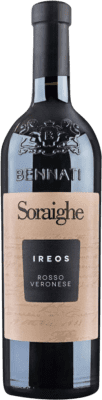 17,95 € 免费送货 | 红酒 Bennati Ireos Rosso I.G.T. Veronese Venecia 意大利 Cabernet Sauvignon, Nebbiolo, Corvina, Molinara 瓶子 75 cl