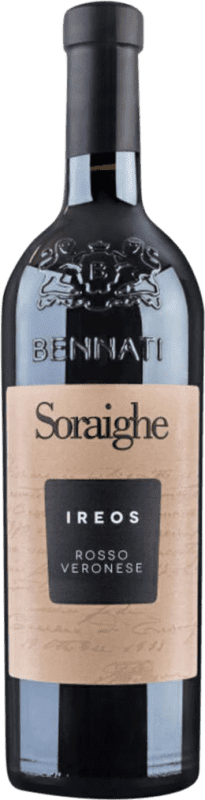 17,95 € Free Shipping | Red wine Bennati Ireos Rosso I.G.T. Veronese Venecia Italy Cabernet Sauvignon, Nebbiolo, Corvina, Molinara Bottle 75 cl