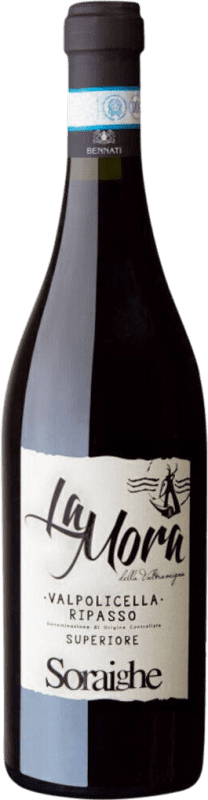 29,95 € 送料無料 | 赤ワイン Bennati La Mora D.O.C. Valpolicella Ripasso Venecia イタリア Nebbiolo, Corvina, Molinara ボトル 75 cl