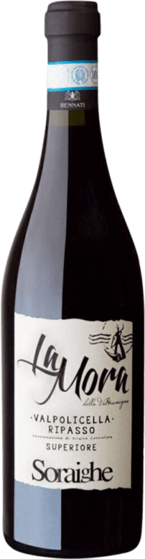 29,95 € Бесплатная доставка | Красное вино Bennati La Mora D.O.C. Valpolicella Ripasso Venecia Италия Nebbiolo — Неббиоло, Corvina — Корвина, Molinara — Молинара Бутылка 75 cl