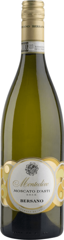 19,95 € Envío gratis | Vino blanco Bersano Monteolivo D.O.C.G. Moscato d'Asti Piemonte Italia Moscato Botella 75 cl