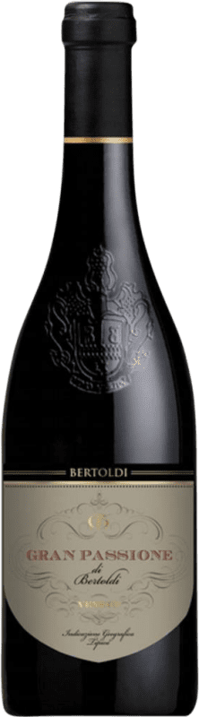 12,95 € Envio grátis | Vinho Tinto Bertoldi Gran Passione I.G.T. Veneto Vêneto Itália Merlot, Corvina 75 cl