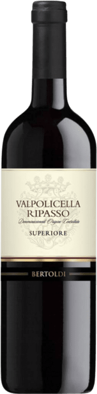 16,95 € 免费送货 | 红酒 Bertoldi Classico D.O.C. Valpolicella Ripasso Venecia 意大利 Corvina, Rondinella, Corvinone, Molinara 瓶子 75 cl