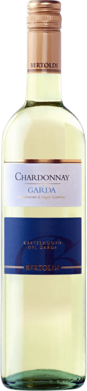 8,95 € Spedizione Gratuita | Vino bianco Bertoldi D.O.C. Garda Venecia Italia Chardonnay Bottiglia 75 cl